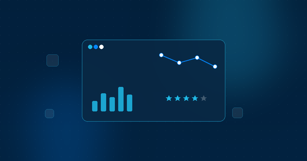 Ilustração de um dashboard unificado de CRM, automação de marketing e analytics representando a GoHighLevel