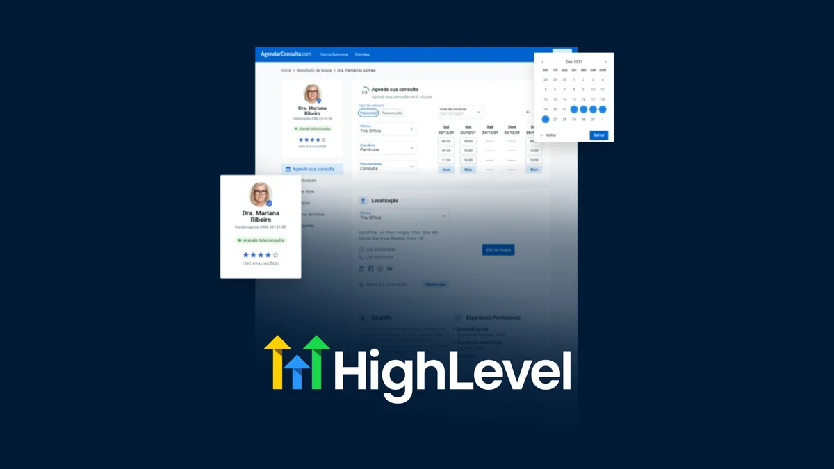 Software para Clínica: Como a GoHighLevel Automatiza Agendamento e Reduz Faltas